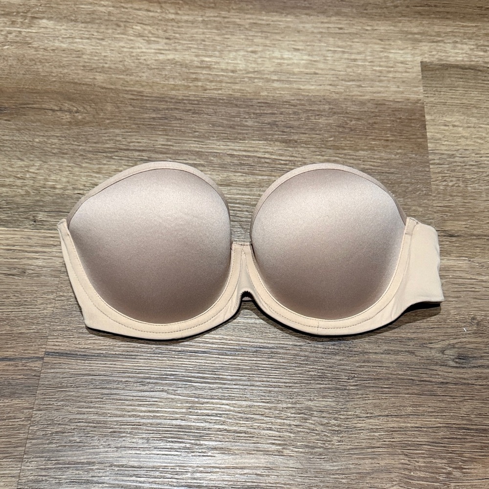 Tan Strapless Bra